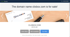 Desktop Screenshot of clixbox.com